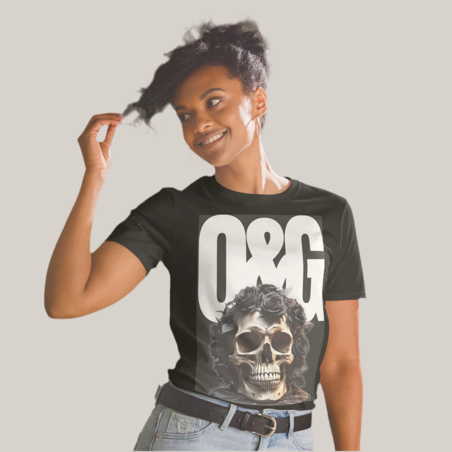 O&G ROSE CURLS Short-Sleeve Unisex T-Shirt