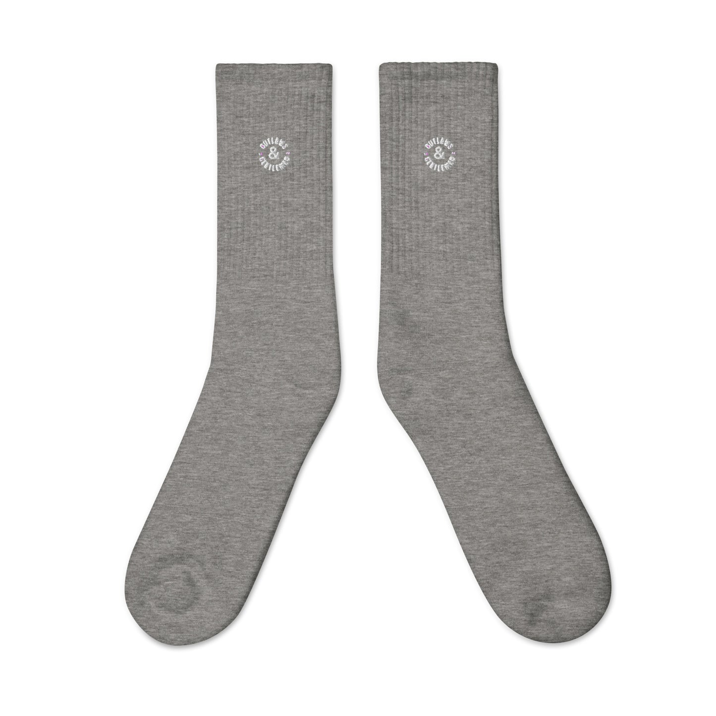 O&G Embroidered socks