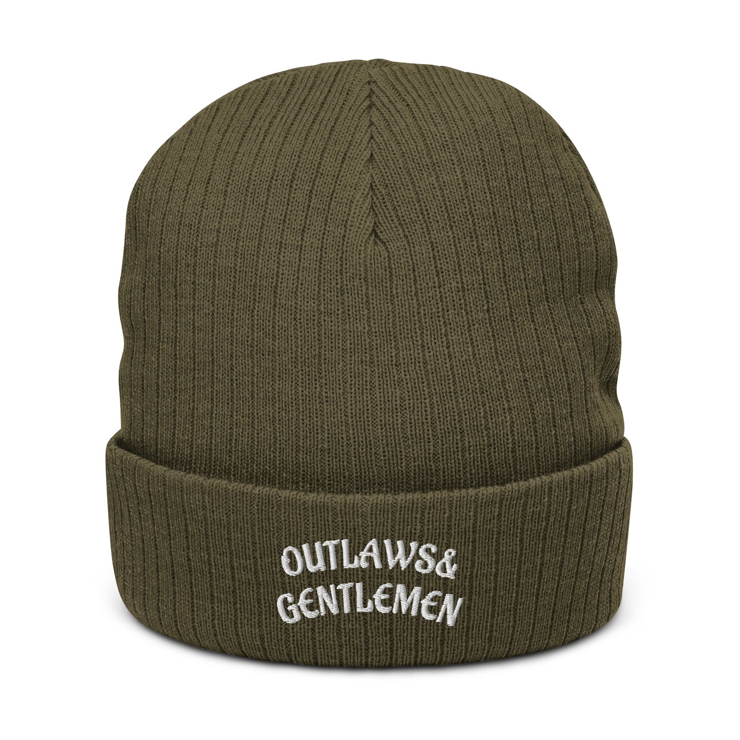 O&G Ribbed knit beanie